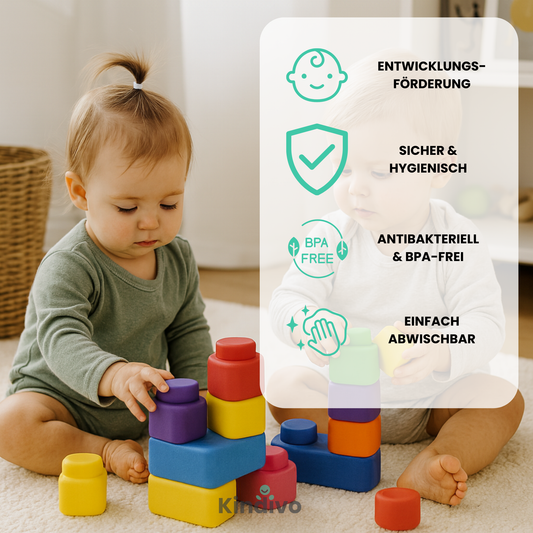 Softbausteine aus Bio-Material – 21-teilig